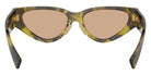 Miu Miu MU 03ZS 13Q40D 54 - Striped Ivy / Light Orange Mirrored Internal Silver #id:mu03zs13q40d_s:100115