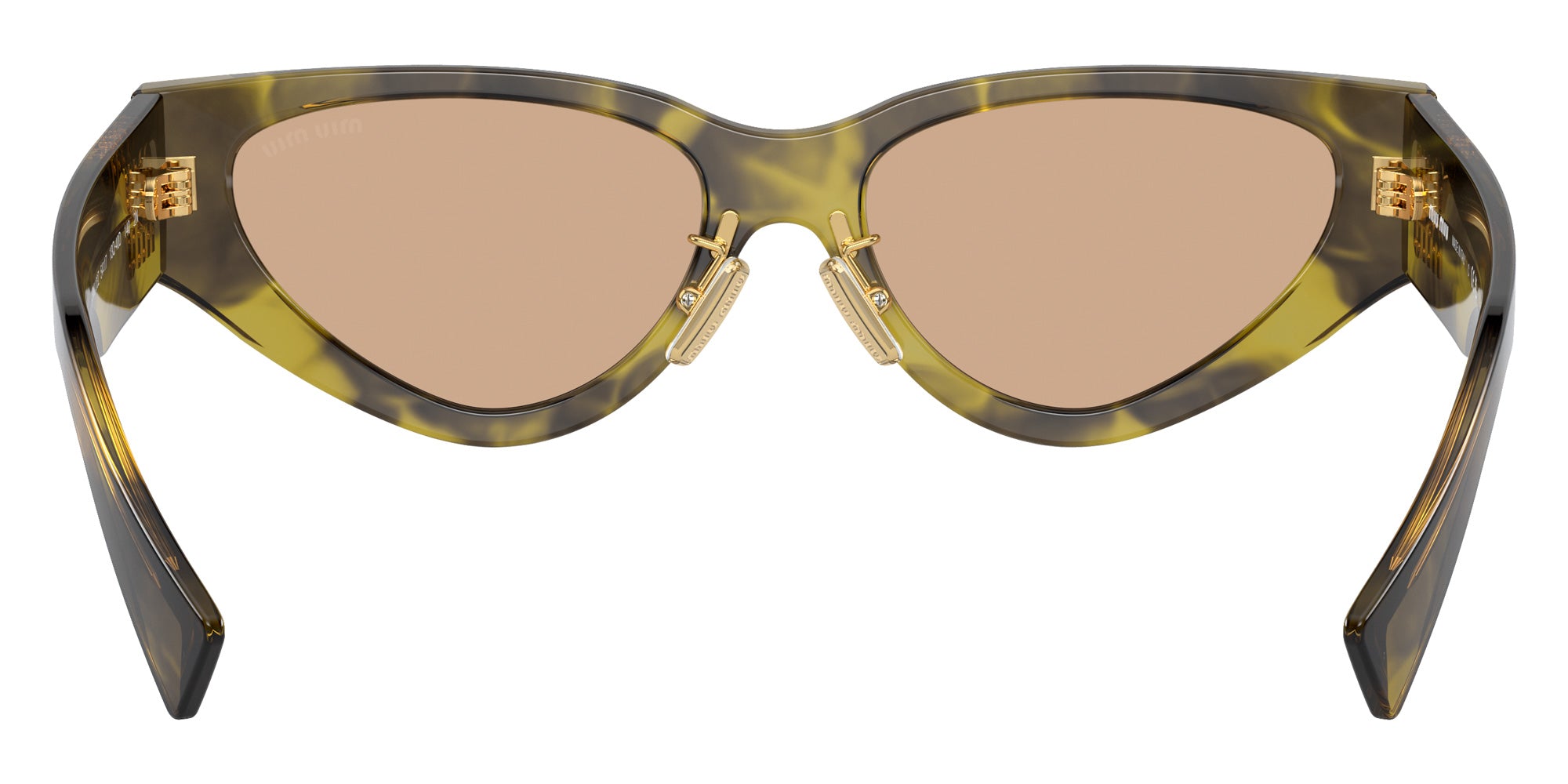 Miu Miu MU 03ZS 13Q40D 54 - Striped Ivy / Light Orange Mirrored Internal Silver #id:mu03zs13q40d_s:100115