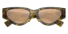 Miu Miu MU 03ZS 13Q40D 54 - Striped Ivy / Light Orange Mirrored Internal Silver #id:mu03zs13q40d_s:100120