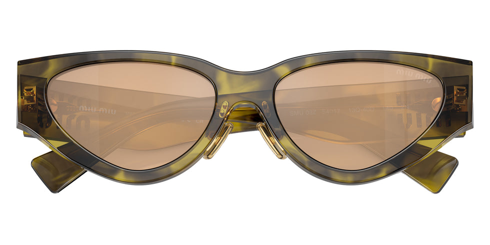 Miu Miu MU 03ZS 13Q40D 54 - Striped Ivy / Light Orange Mirrored Internal Silver #id:mu03zs13q40d_s:100120