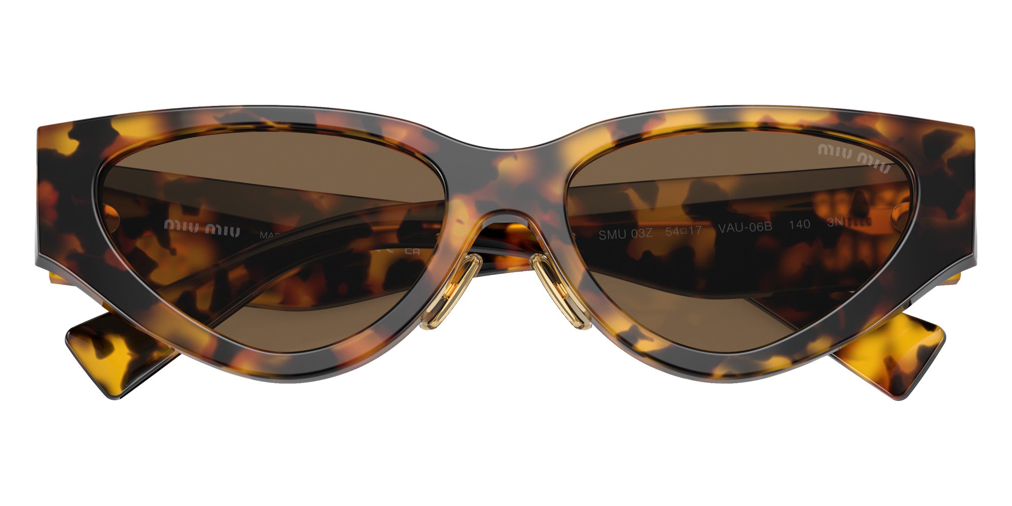 Miu Miu MU 03ZS VAU06B 54 - Honey Havana / Dark Brown #id:mu03zsvau06b_s:100120