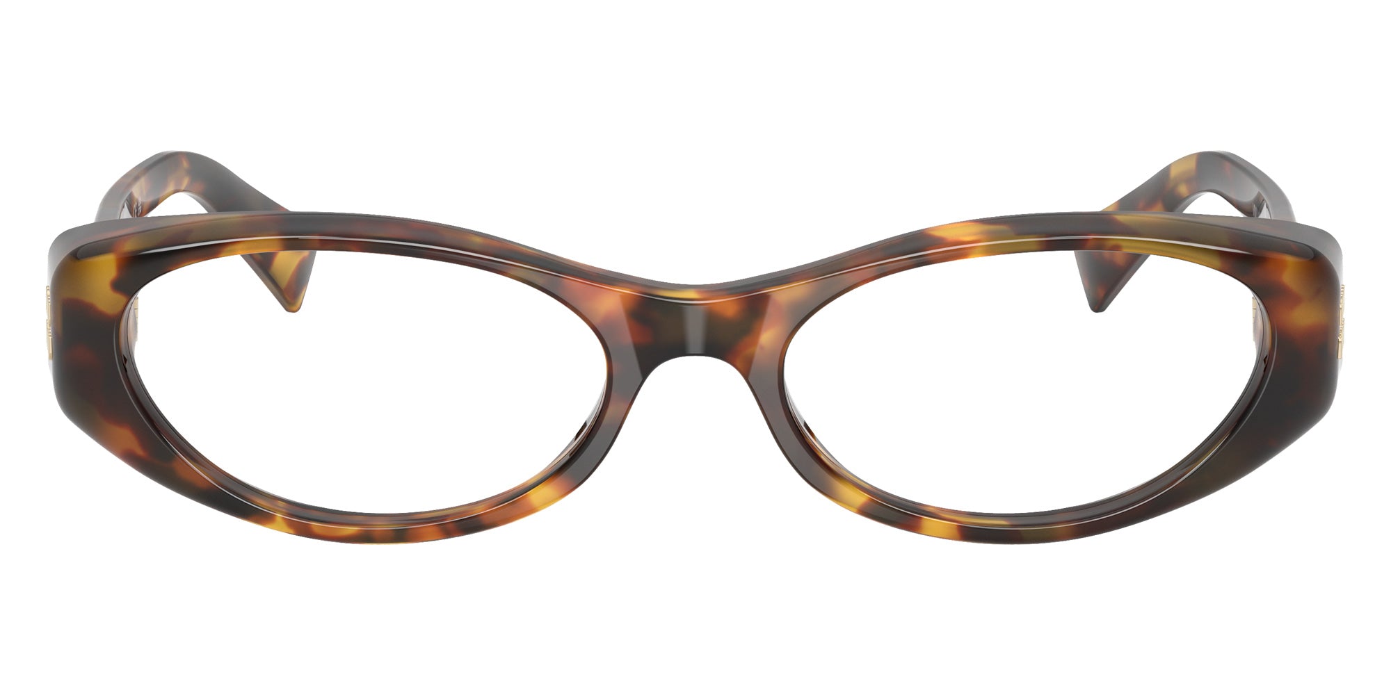 Miu Miu MU 03ZVF Oval Eyeglasses | EyeOns.com