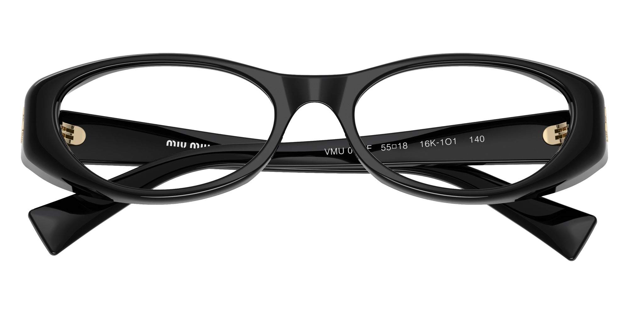Miu Miu MU 03ZVF Oval Eyeglasses | EyeOns.com