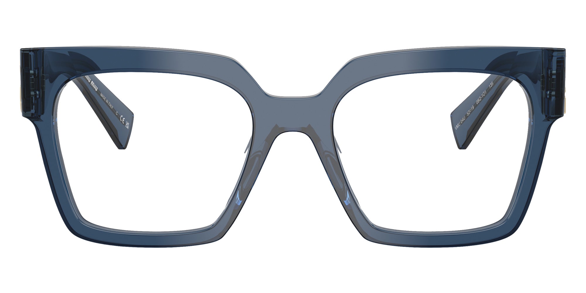 Miu Miu MU 04UV 08Q1O1 52 - Blue Transparent #id:mu04uv08q1o1_s:100100