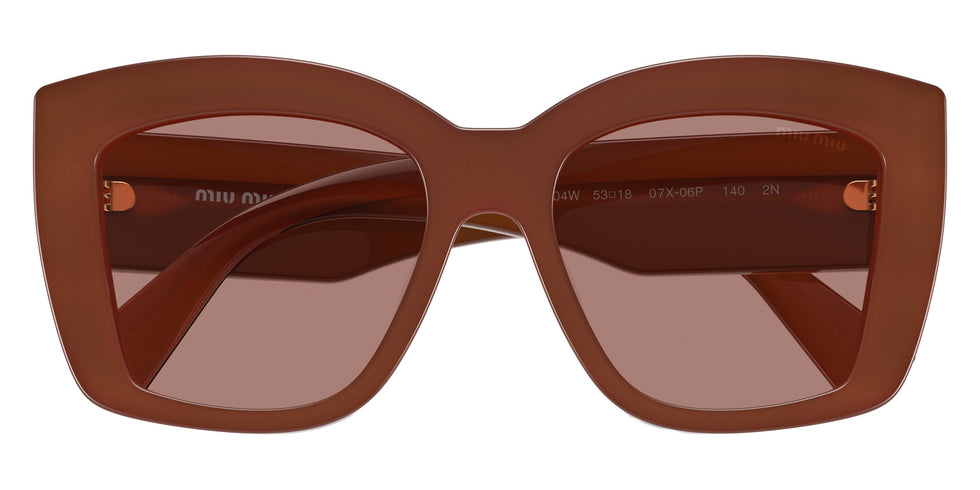 Miu Miu MU 04WS 07X06P 53 - Bordeaux Opal / Light Brown #id:mu04ws07x06p_s:100120