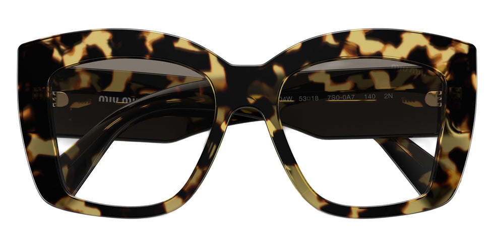 Miu Miu MU 04WS 7S00A7 53 - Light Havana / Gray Gradient #id:mu04ws7s00a7_s:102120