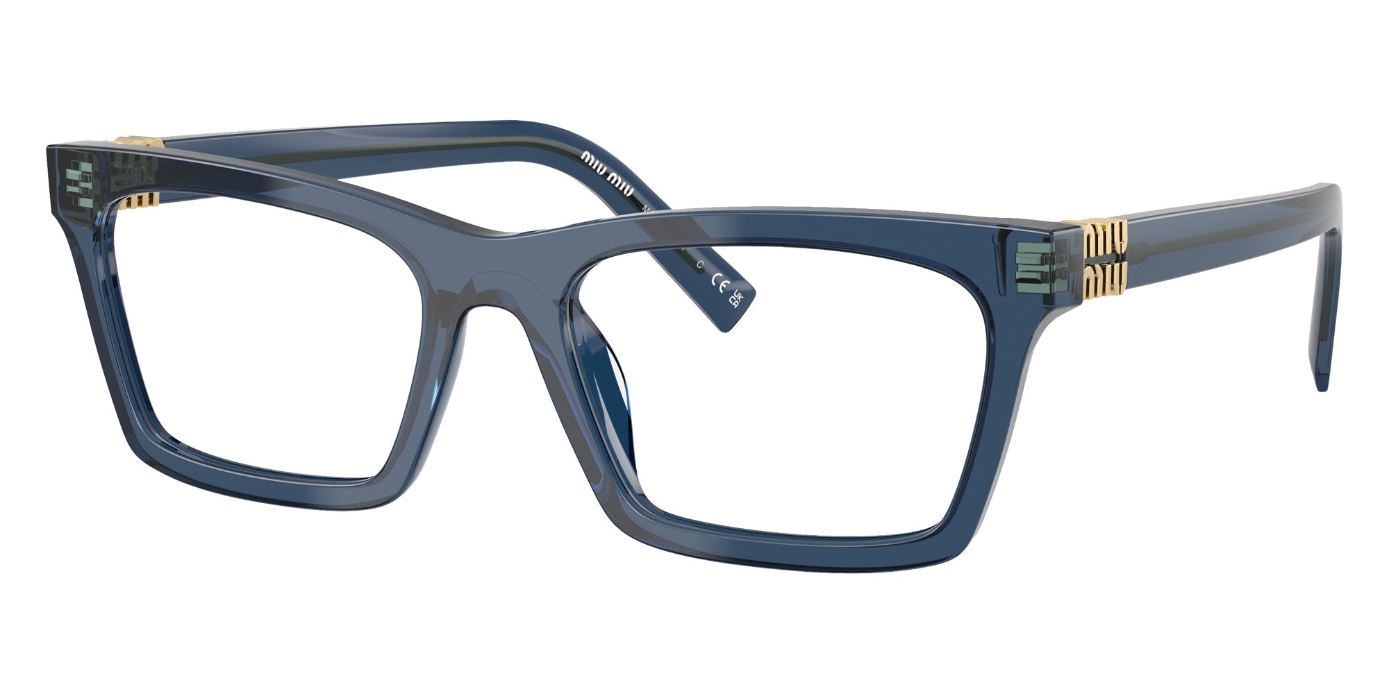 Miu Miu MU 04WV 08Q101 53 - Blue Transparent #id:mu04wv08q101_s:100105