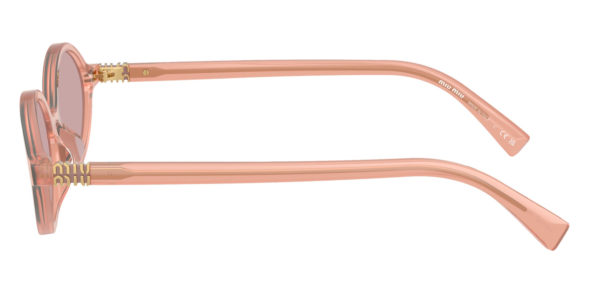 Miu Miu MU 04ZS Oval Sunglasses | EyeOns.com