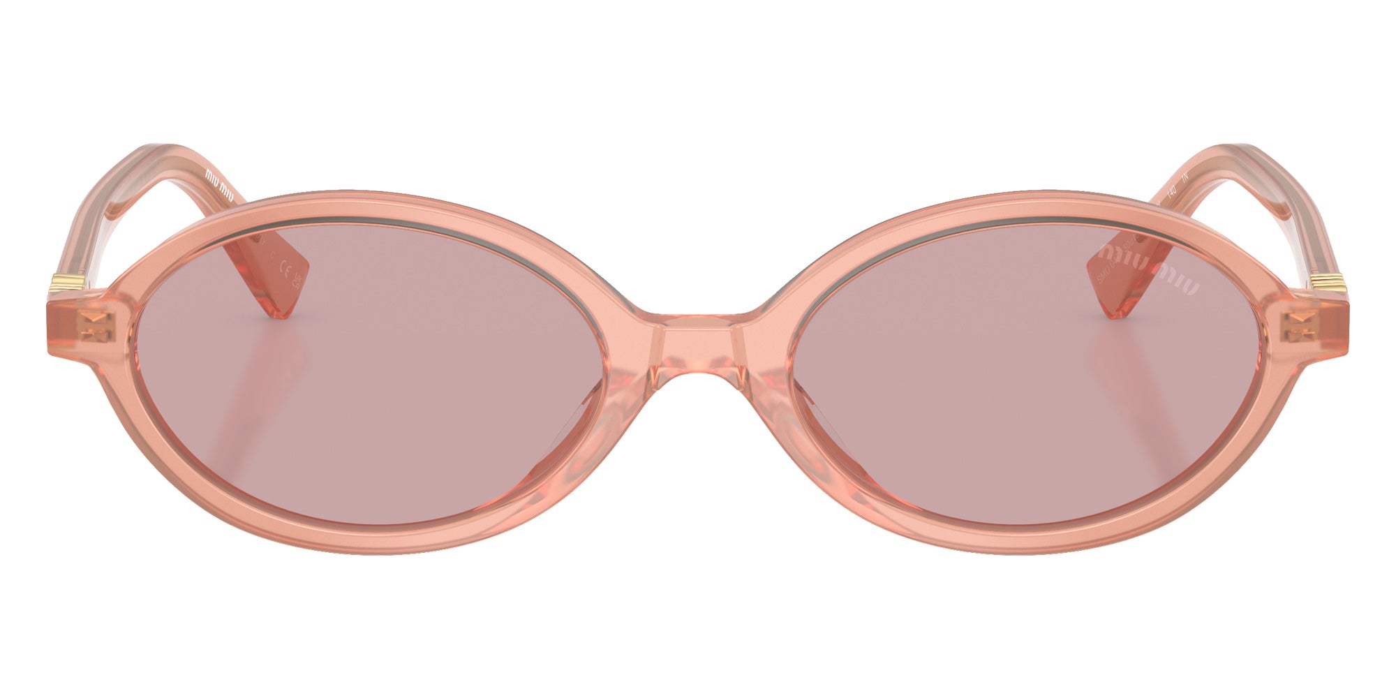 Miu Miu MU 04ZS Oval Sunglasses | EyeOns.com