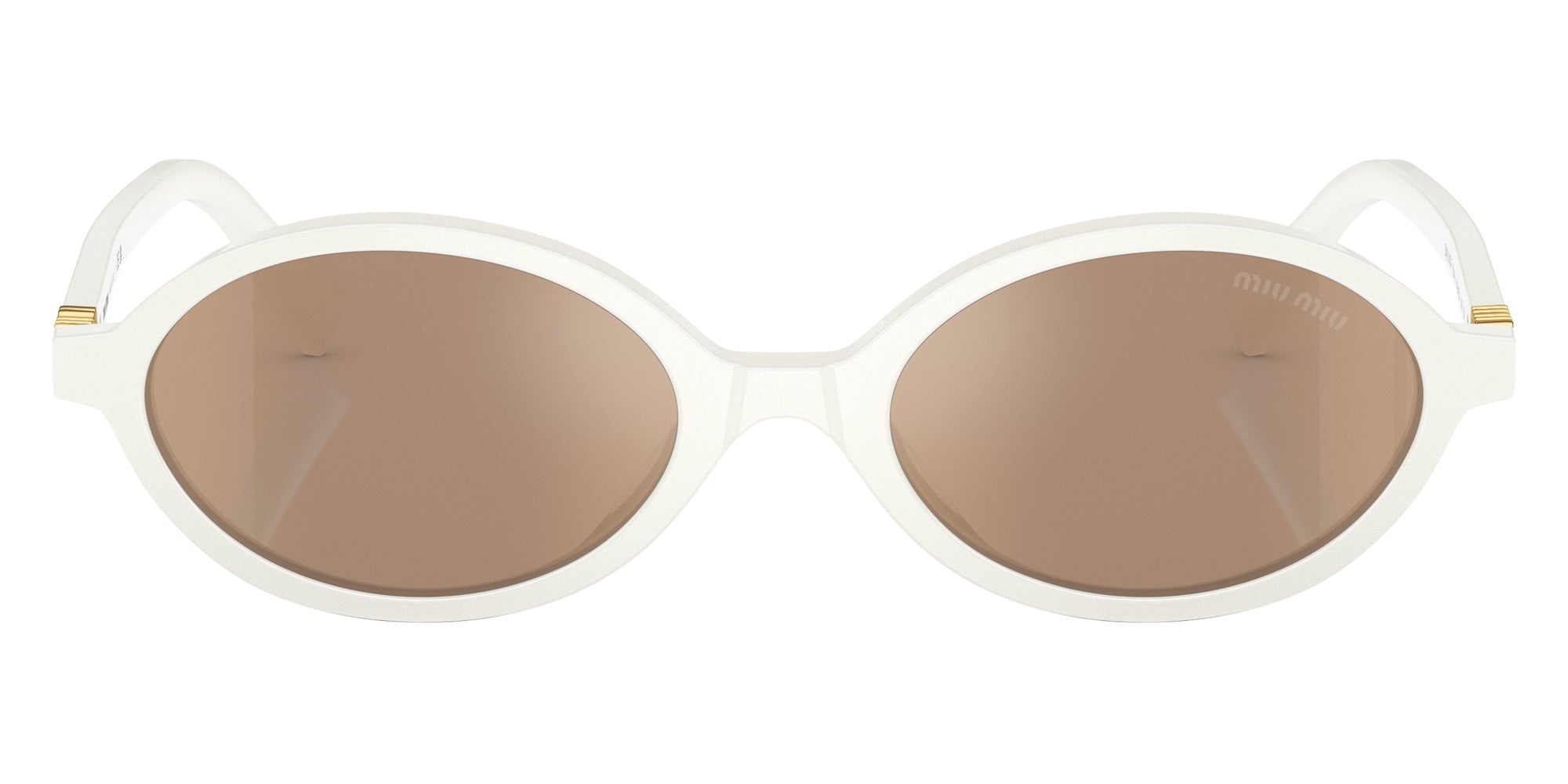 Miu Miu MU 04ZSF 14240D 50 - White / Light Orange Mirrored Silver Internal #id:mu04zsf14240d_s:100100