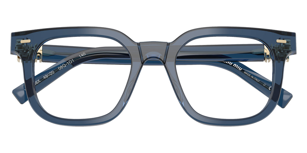 Miu Miu MU 06XV 08Q1O1 49 - Blue Transparent #id:mu06xv08q1o1_s:100120