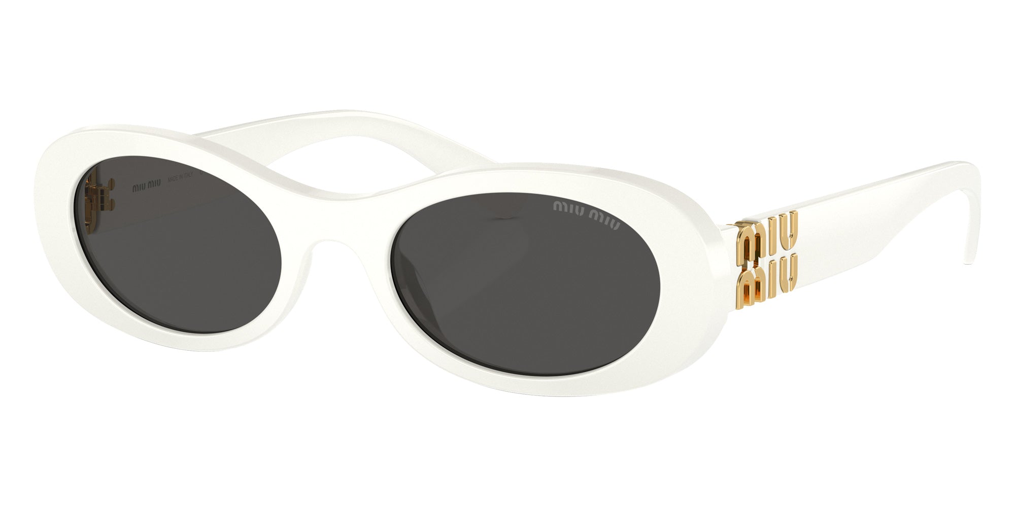 Miu Miu MU 06ZS 1425S0 50 - White Ivory / Dark Gray #id:mu06zs1425s0_s:100105