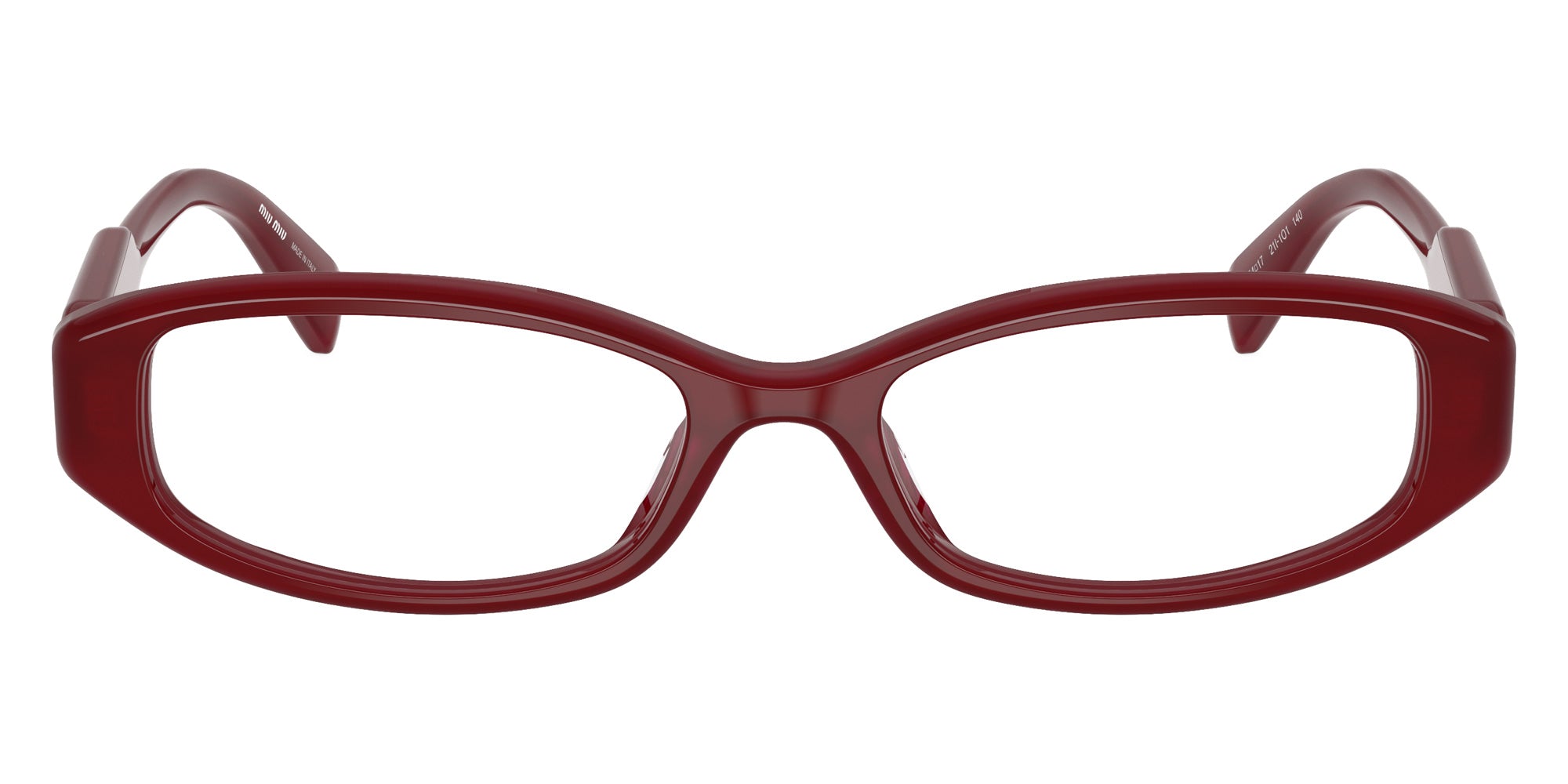 Miu Miu MU 06ZV Rectangle Eyeglasses | EyeOns.com