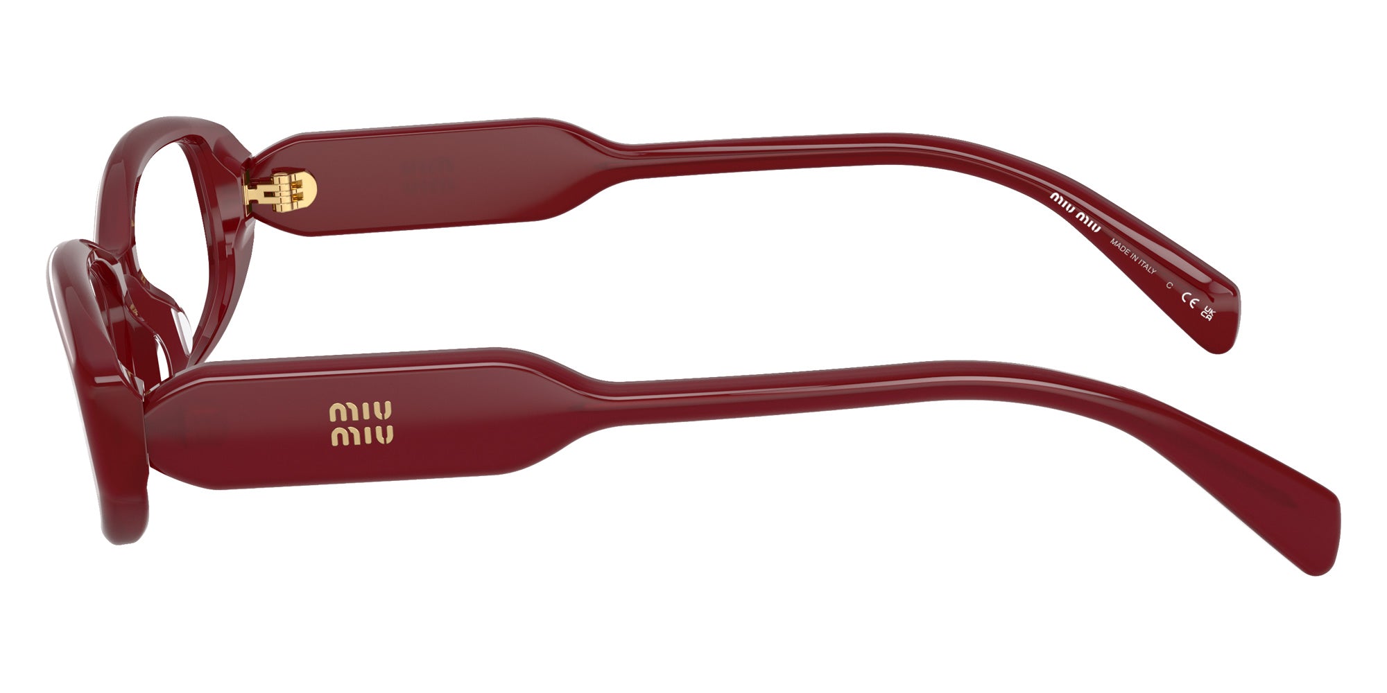 Miu Miu MU 06ZV Rectangle Eyeglasses | EyeOns.com
