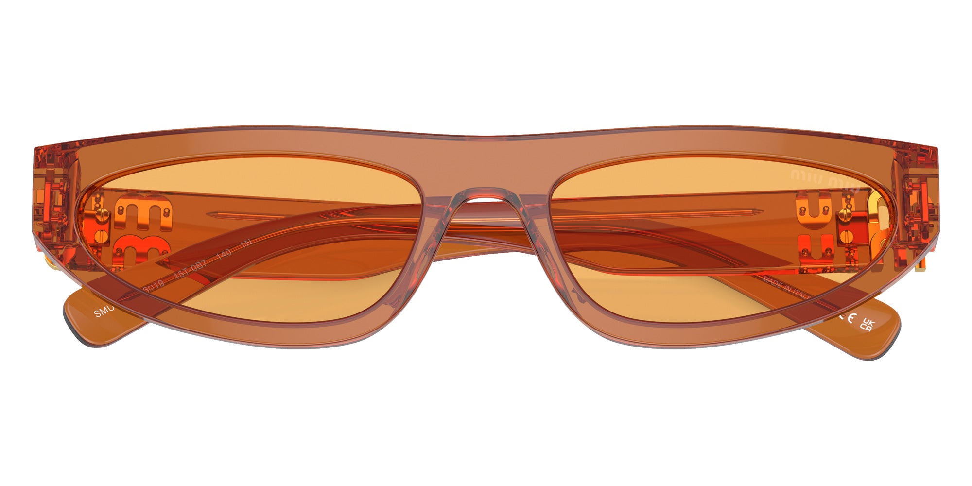 Miu Miu MU 07ZS Irregular Sunglasses | EyeOns.com