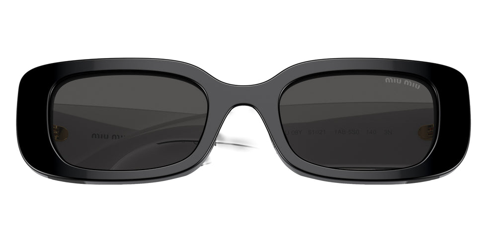 Miu Miu MU 08YS 1AB5S0 51 - Black / Dark Gray #id:mu08ys1ab5s0_s:102120