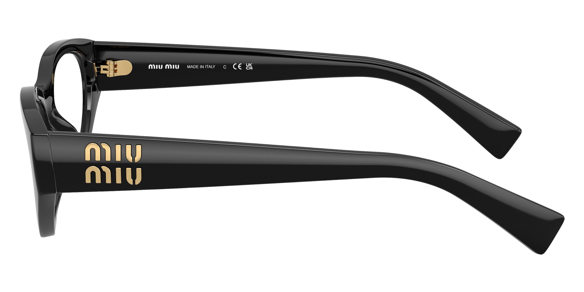 Miu Miu MU 08ZVU Irregular Eyeglasses | EyeOns.com
