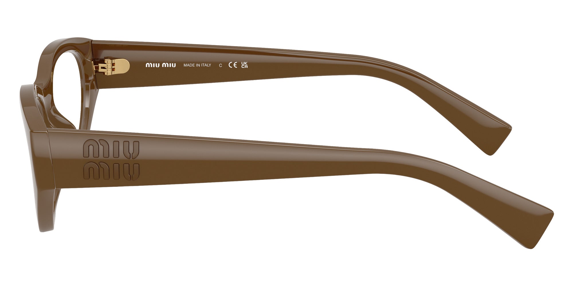 Miu Miu MU 08ZVU Irregular Eyeglasses | EyeOns.com