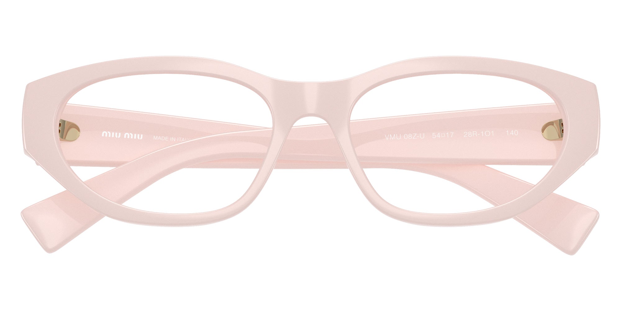 Miu Miu MU 08ZVU Irregular Eyeglasses | EyeOns.com