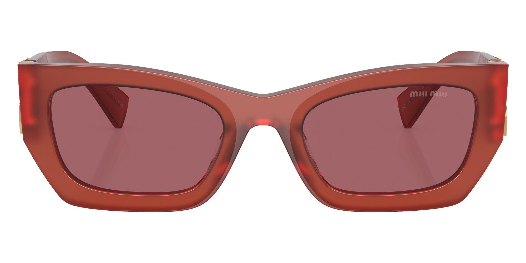 Miu Miu MU 09WS 10M08S 53 - Cognac Opal / Dark Violet #id:mu09ws10m08s_s:100100