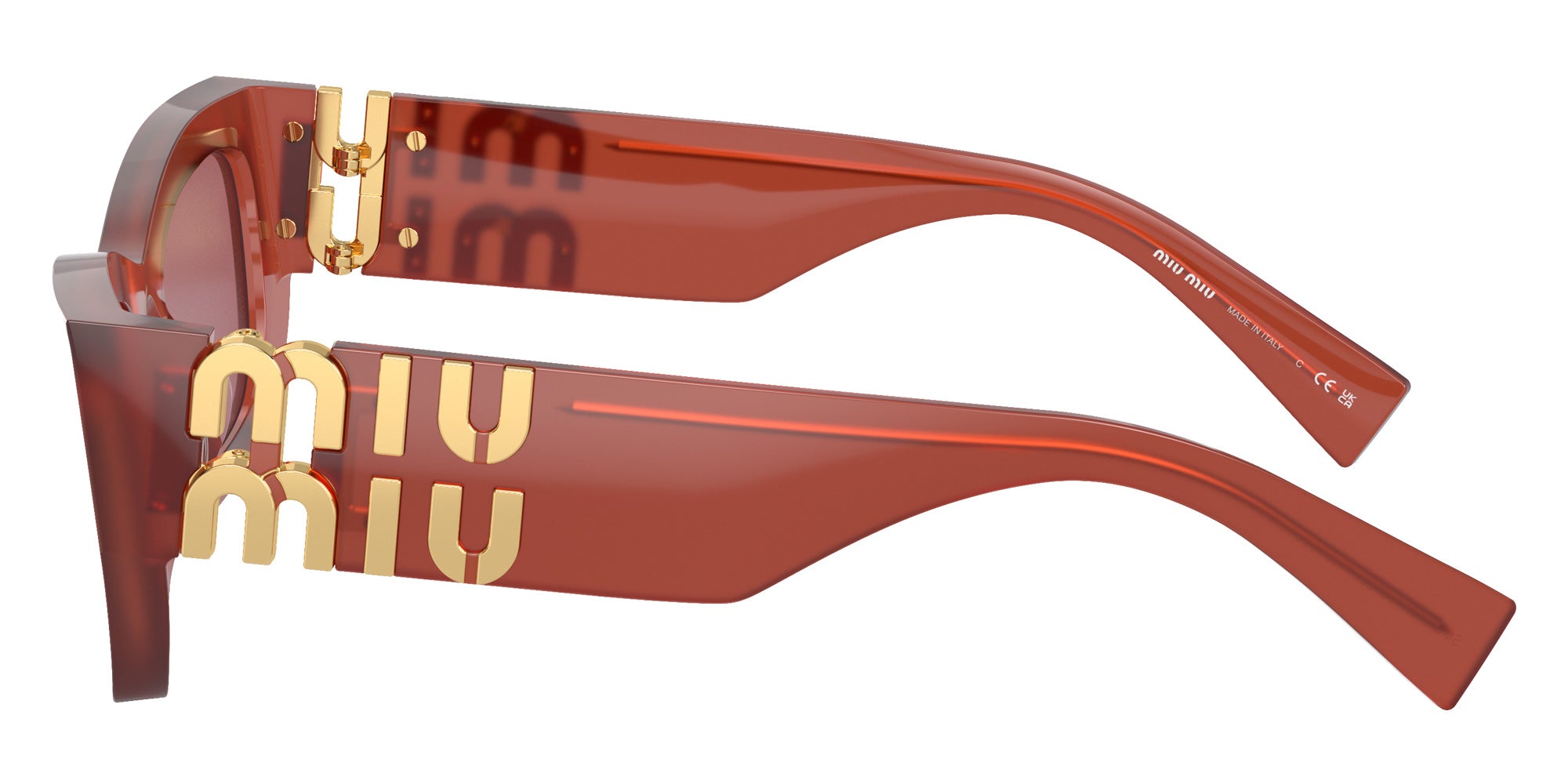 Miu Miu MU 09WS 10M08S 53 - Cognac Opal / Dark Violet #id:mu09ws10m08s_s:100110