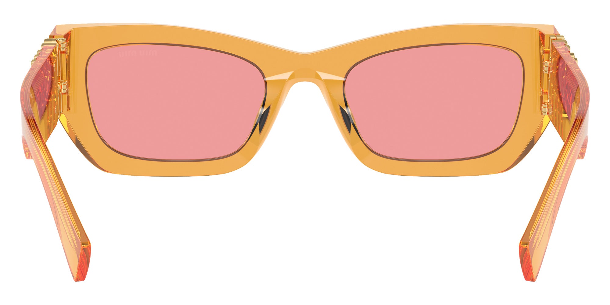 Miu Miu MU 09WS 12T1D0 53 - Orange Transparent / Pink #id:mu09ws12t1d0_s:104115