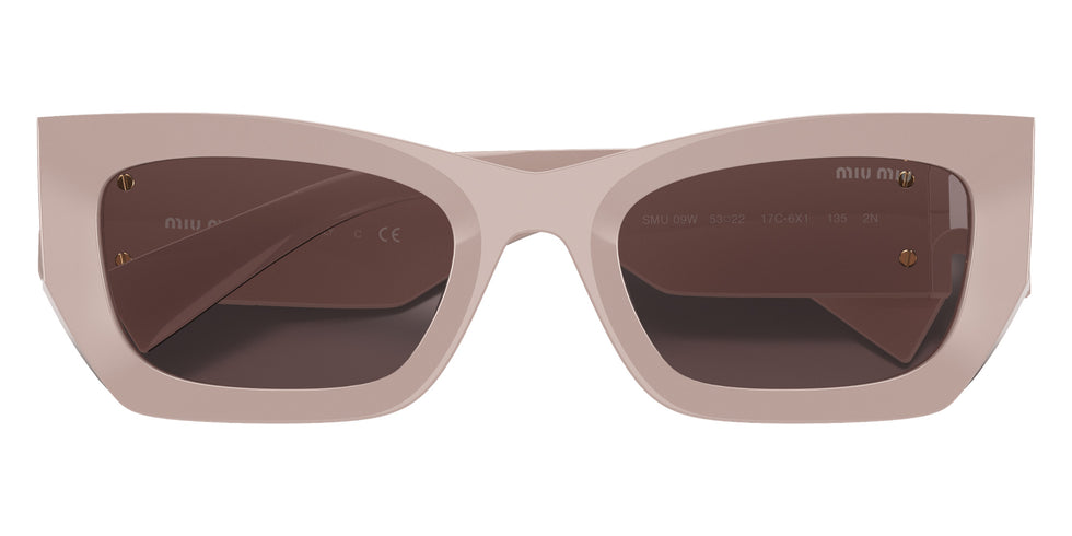 Miu Miu MU 09WS Runway 17C6X1 53 - Pink / Purple Brown #id:mu09ws17c6x1_s:100120