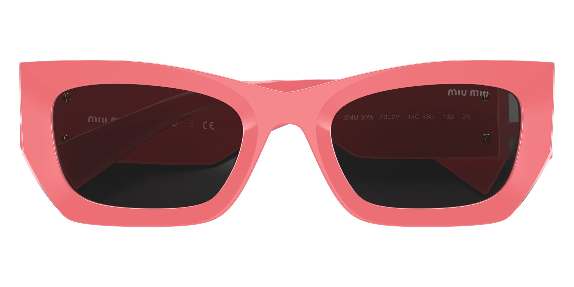 Miu Miu MU 09WS Runway 18C5S0 53 - Dark Pink / Dark Gray #id:mu09ws18c5s0_s:102120