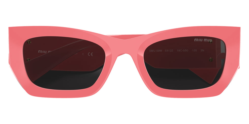 Miu Miu MU 09WS Runway 18C5S0 53 - Dark Pink / Dark Gray #id:mu09ws18c5s0_s:102120