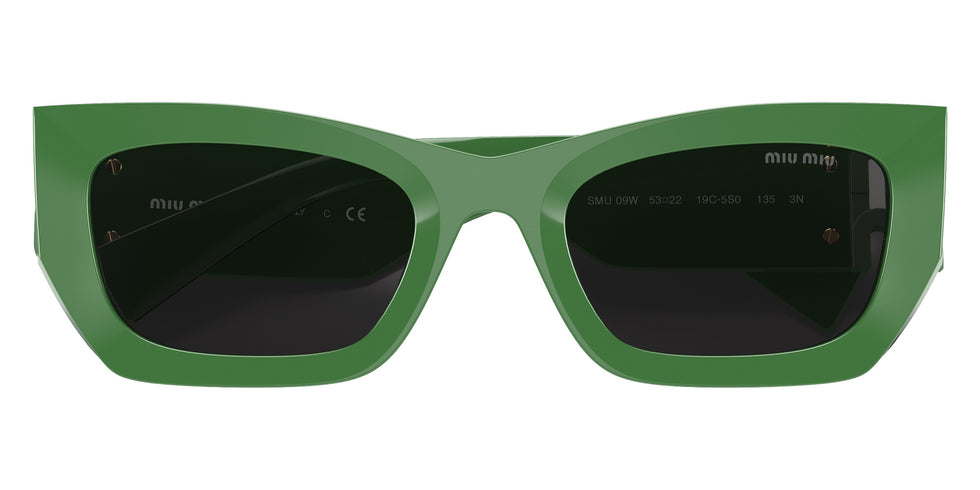 Miu Miu MU 09WS 19C5S0 53 - Green / Dark Gray #id:mu09ws19c5s0_s:108120