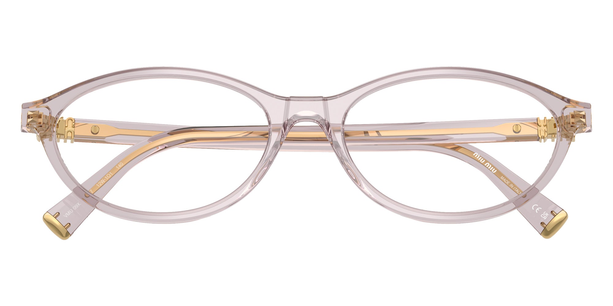 Miu Miu MU 09XV Oval Eyeglasses | EyeOns.com