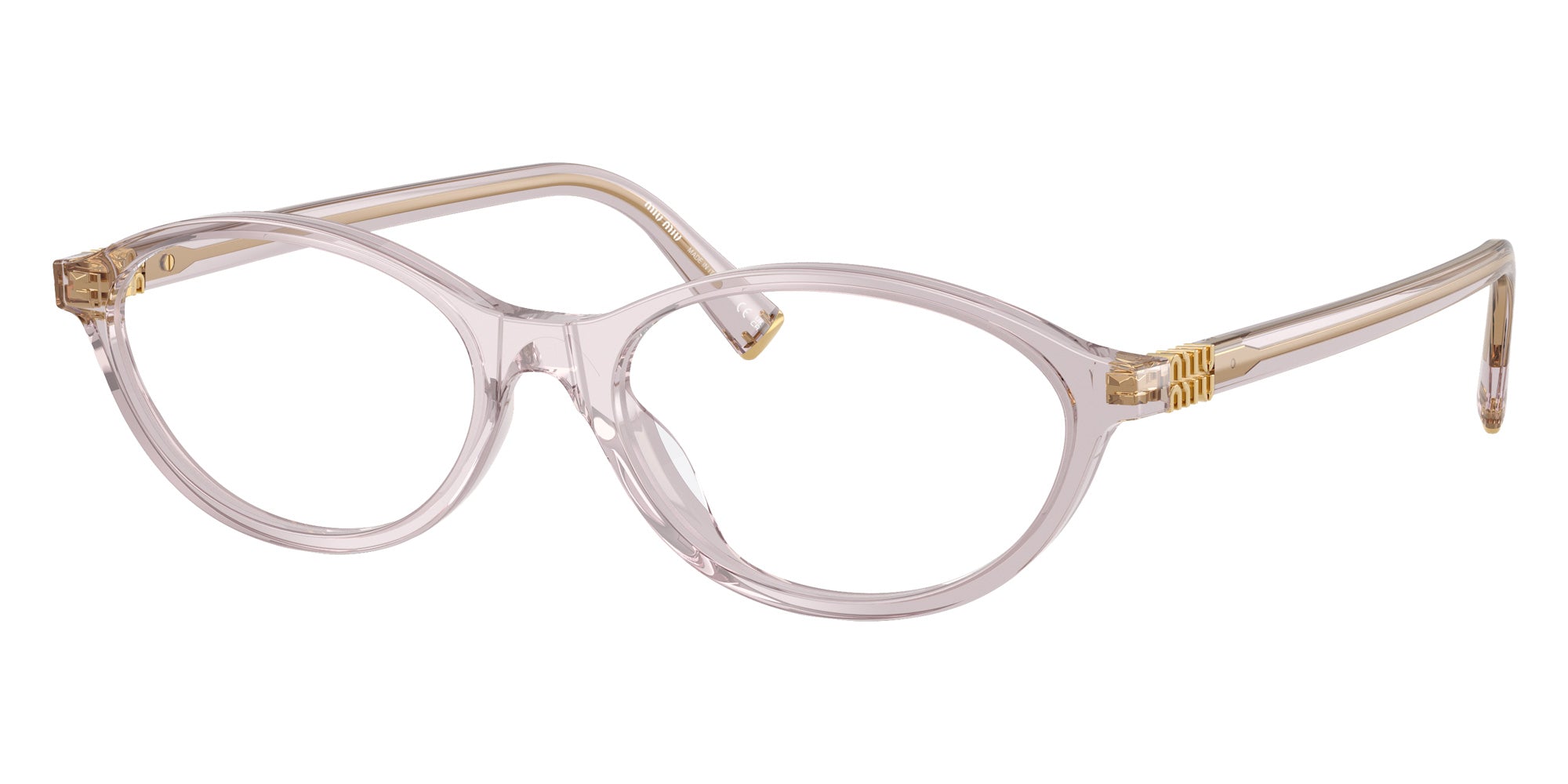 かわいいうさぎさまMiuMiu gradationllic eyewea Miu Miu MU 09XV Oval Eyeglasses | EyeOns.com
