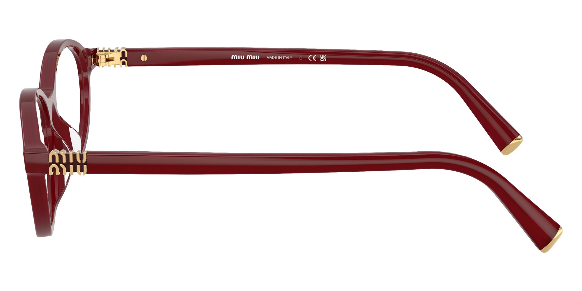 Miu Miu MU 09XV Oval Eyeglasses | EyeOns.com