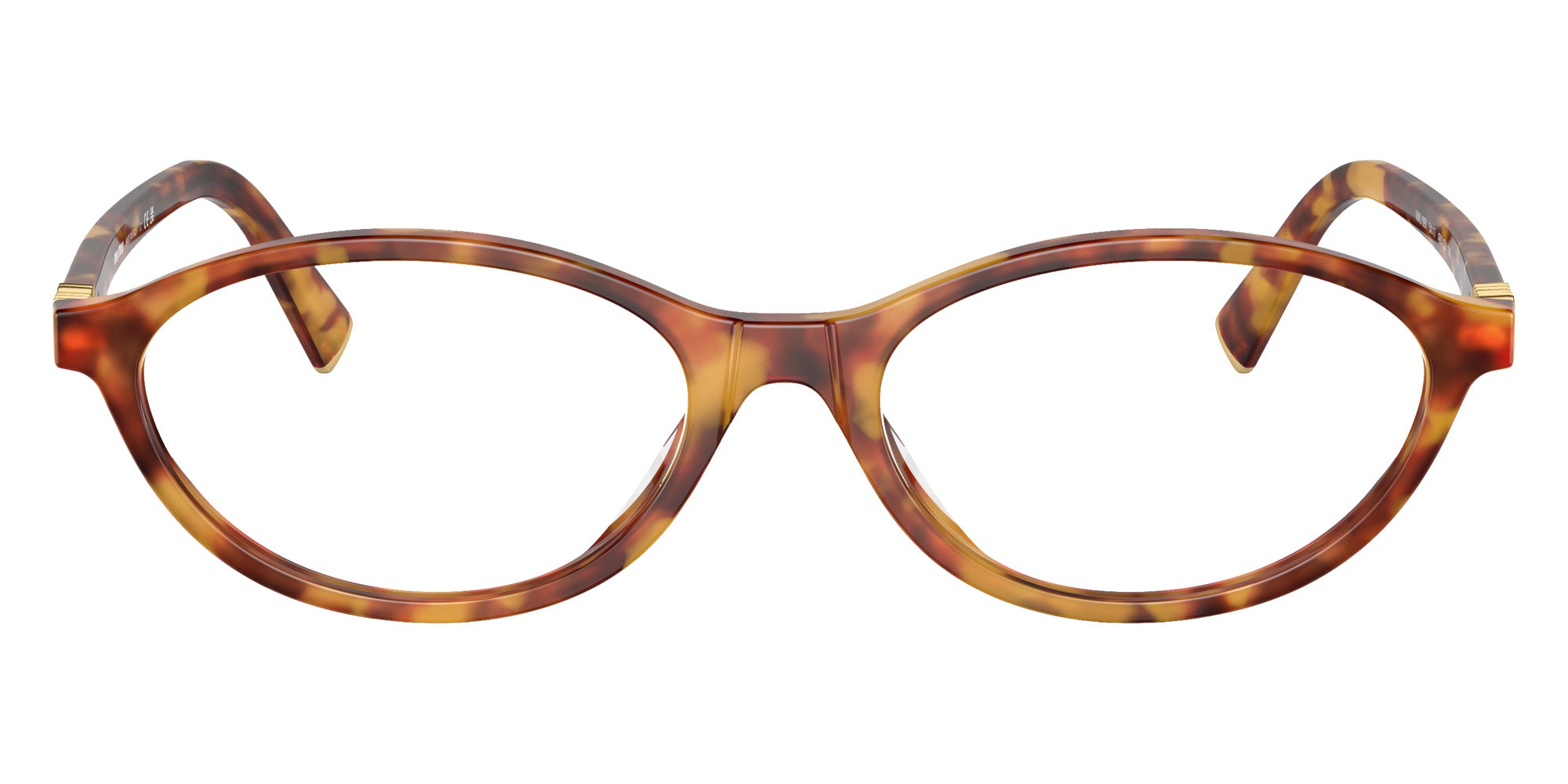 Miu Miu MU 09XV Oval Eyeglasses | EyeOns.com