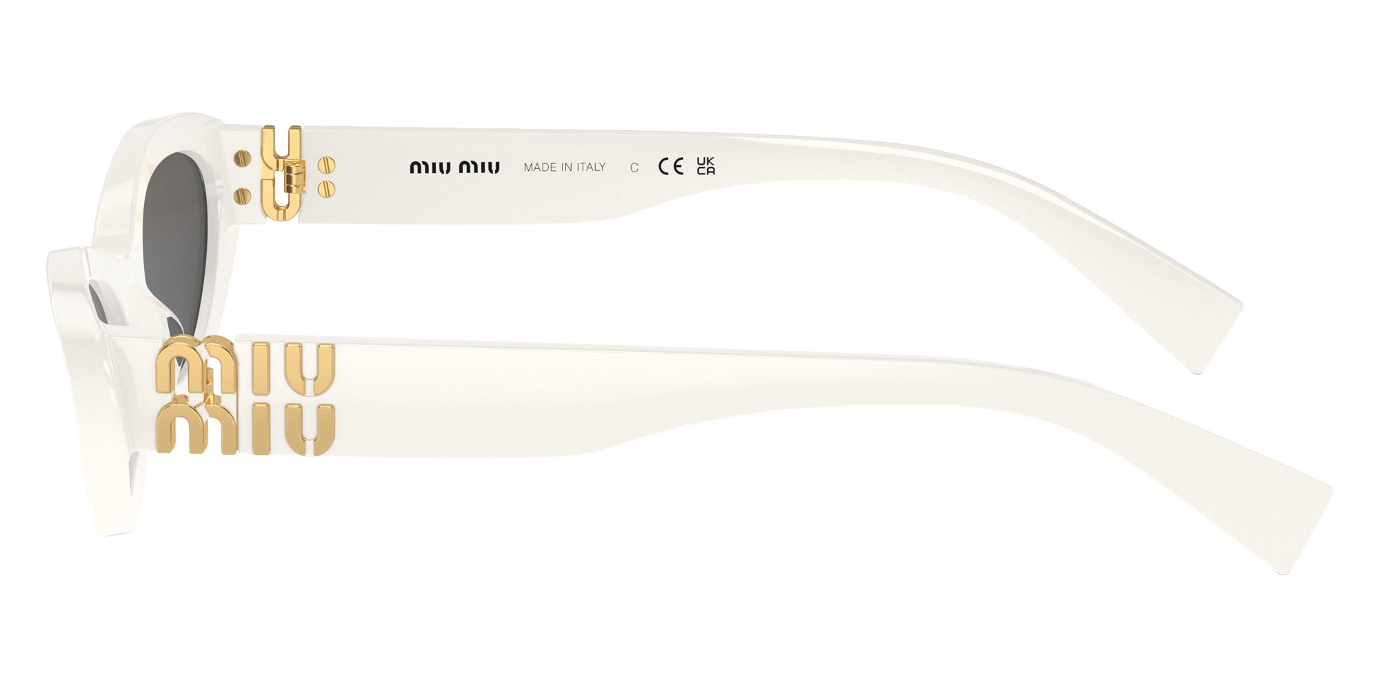 Miu Miu MU 09YS 1425S0 54 - White / Dark Gray #id:mu09ys1425s0_s:100110