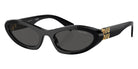 Miu Miu MU 09YS 1AB5S0 54 - Black / Dark Gray #id:mu09ys1ab5s0_s:104105