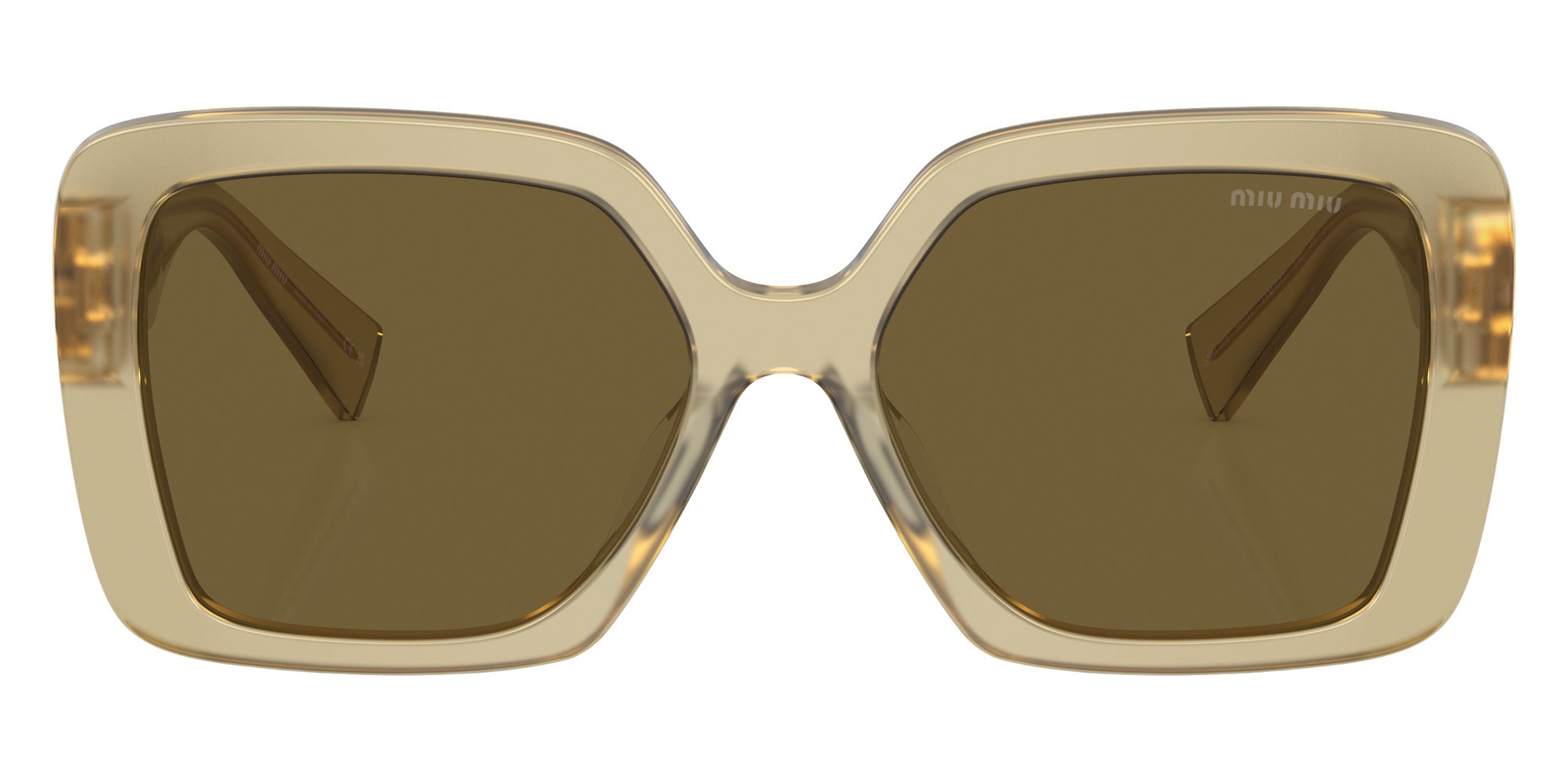 Miu Miu MU 10YS 11M01T 56 - Ivy Opal / Dark Brown #id:mu10ys11m01t_s:100100