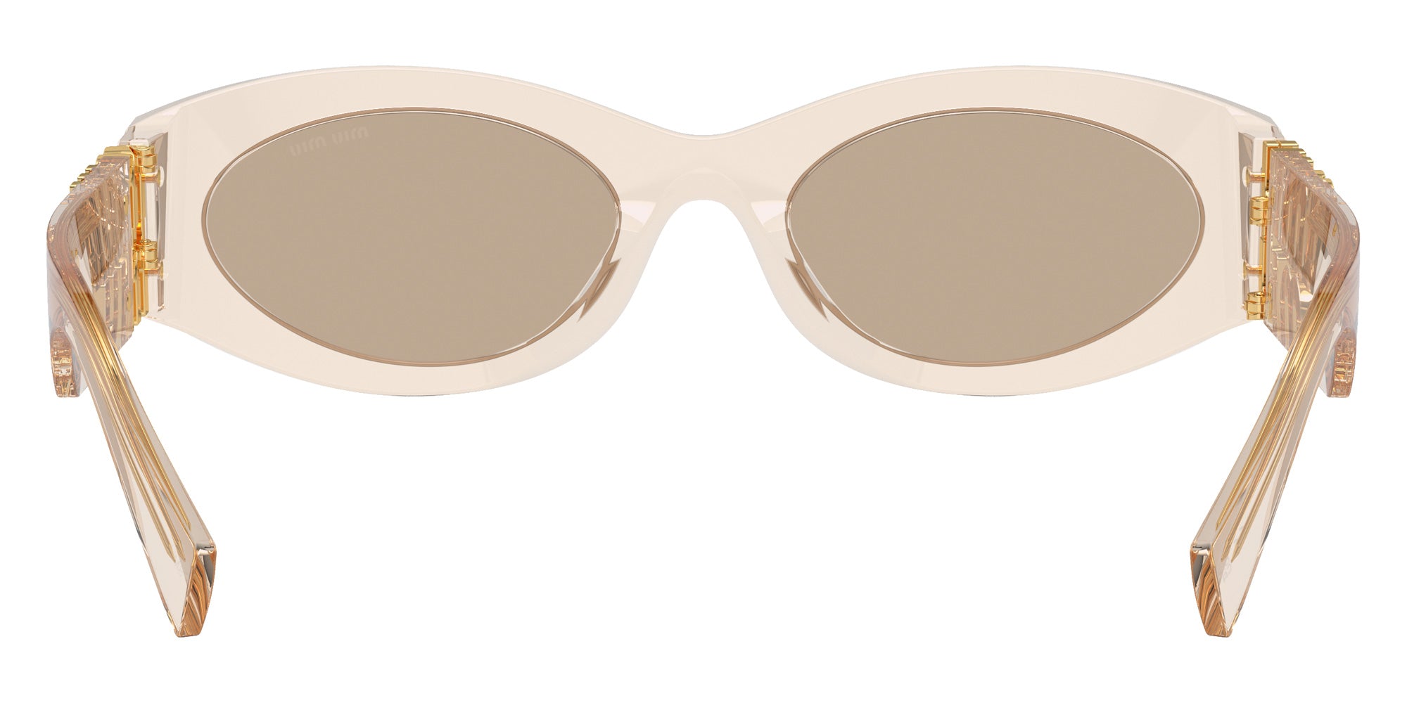 Miu Miu MU 11WS 11T40F 54 - Sand Transparent / Dark Brown #id:mu11ws11t40f_s:100115