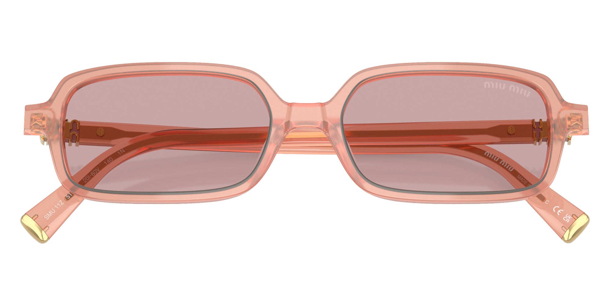 Miu Miu MU 11ZS 20I60V 51 - Opaline Pink #id:mu11zs20i60v_s:100120