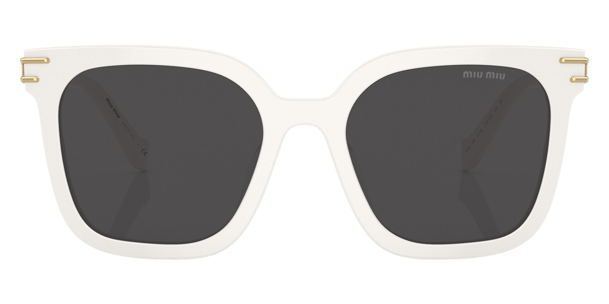 Miu Miu MU 13WS 1425S0 55 - White / Dark Gray #id:mu13ws1425s0_s:100100