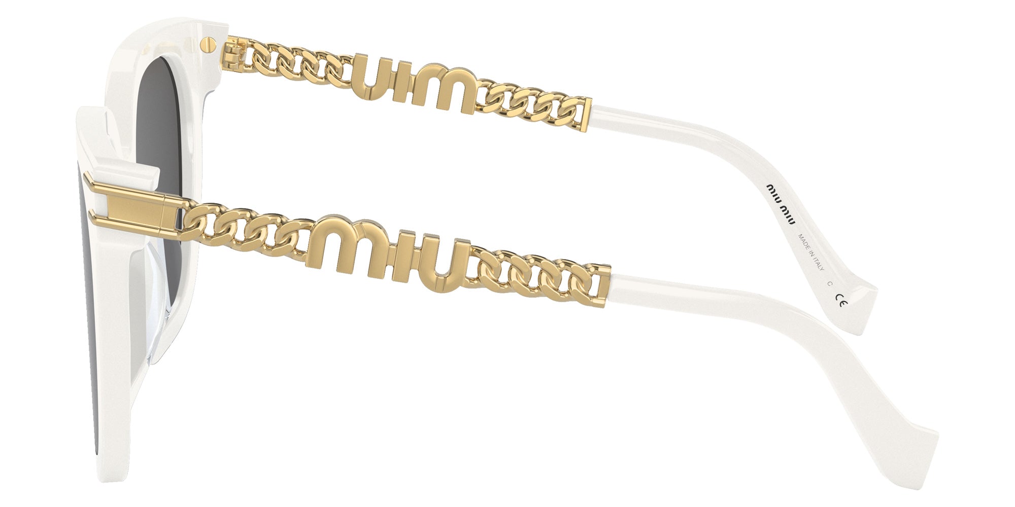 Miu Miu MU 13WS 1425S0 55 - White / Dark Gray #id:mu13ws1425s0_s:100110