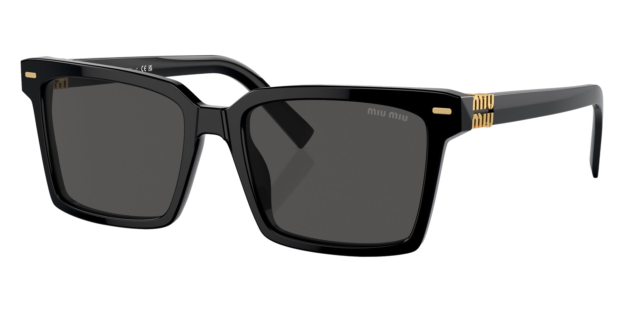 Miu Miu MU 13ZS 16K5S0 55 - Black / Dark Gray #id:mu13zs16k5s0_s:100105