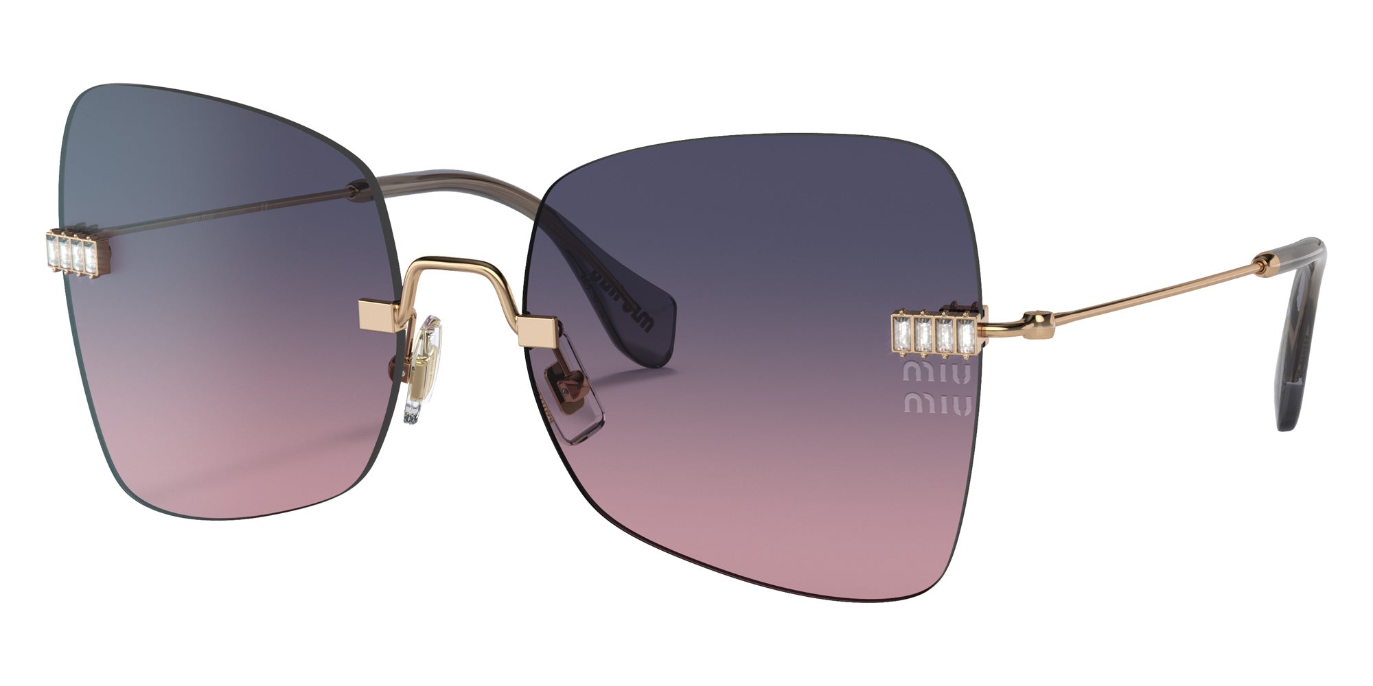 Miu Miu MU 50WS 7OE06N 59 - Antique Gold / Pink Gradient Blue #id:mu50ws7oe06n_s:100105