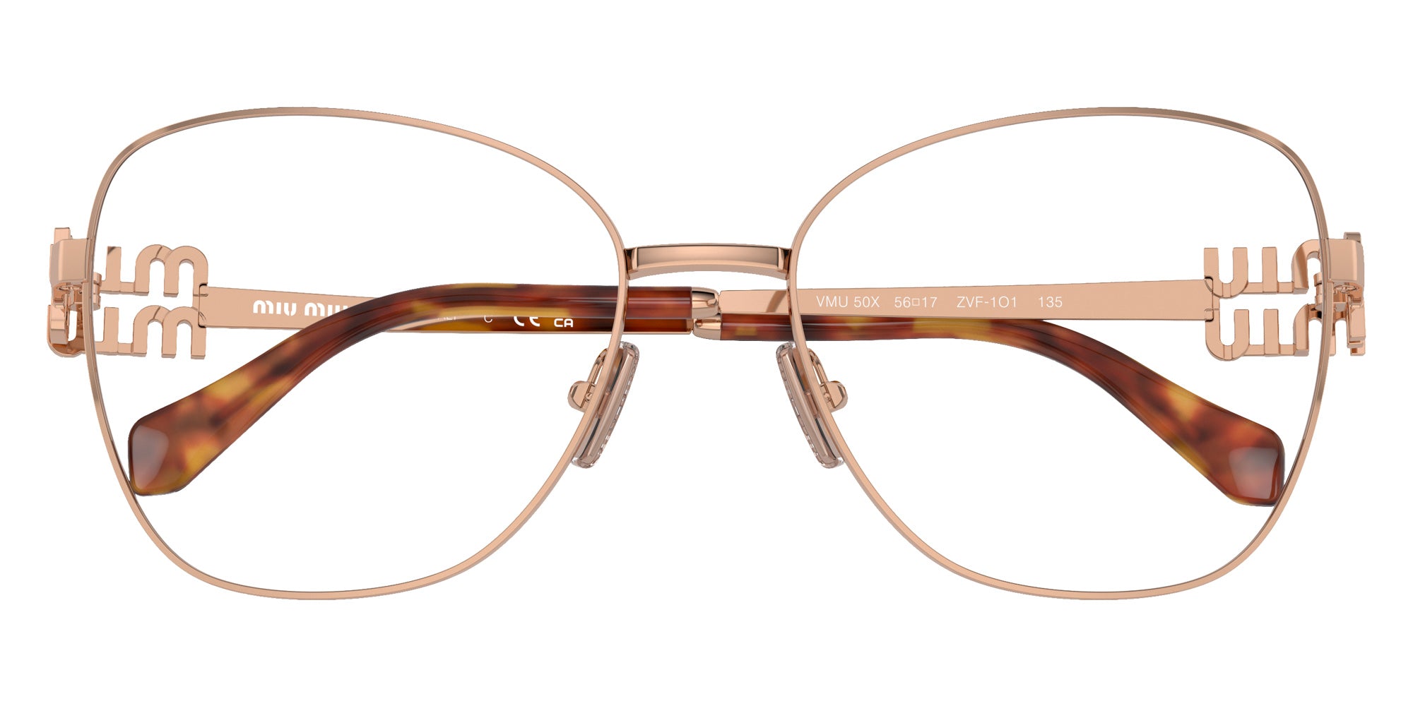 Miu Miu MU 50XV ZVF1O1 56 - Rose Gold #id:mu50xvzvf1o1_s:104120