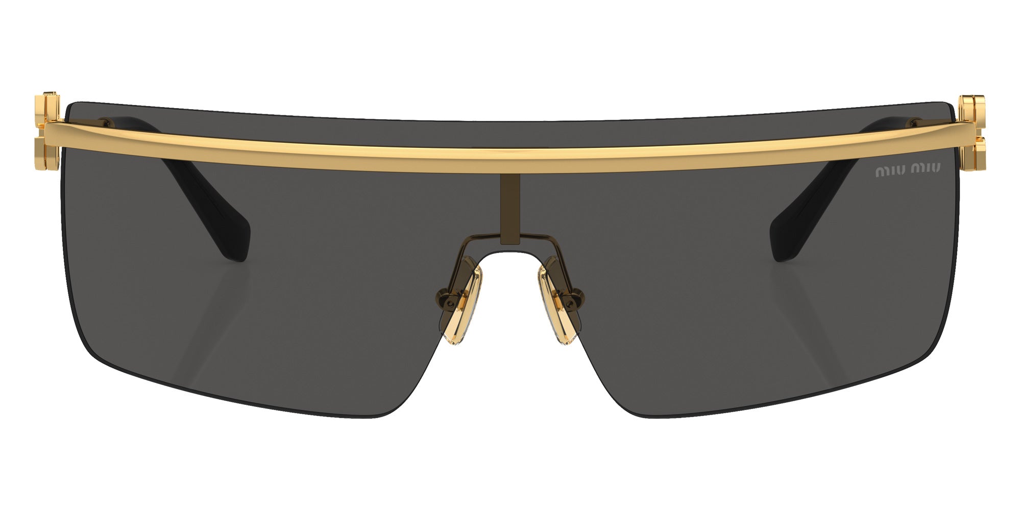 Miu Miu MU 50ZS 5AK5S0 142 - Gold / Dark Gray #id:mu50zs5ak5s0_s:100100