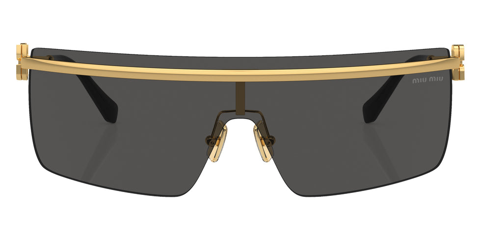 Miu Miu MU 50ZS 5AK5S0 142 - Gold / Dark Gray #id:mu50zs5ak5s0_s:100100