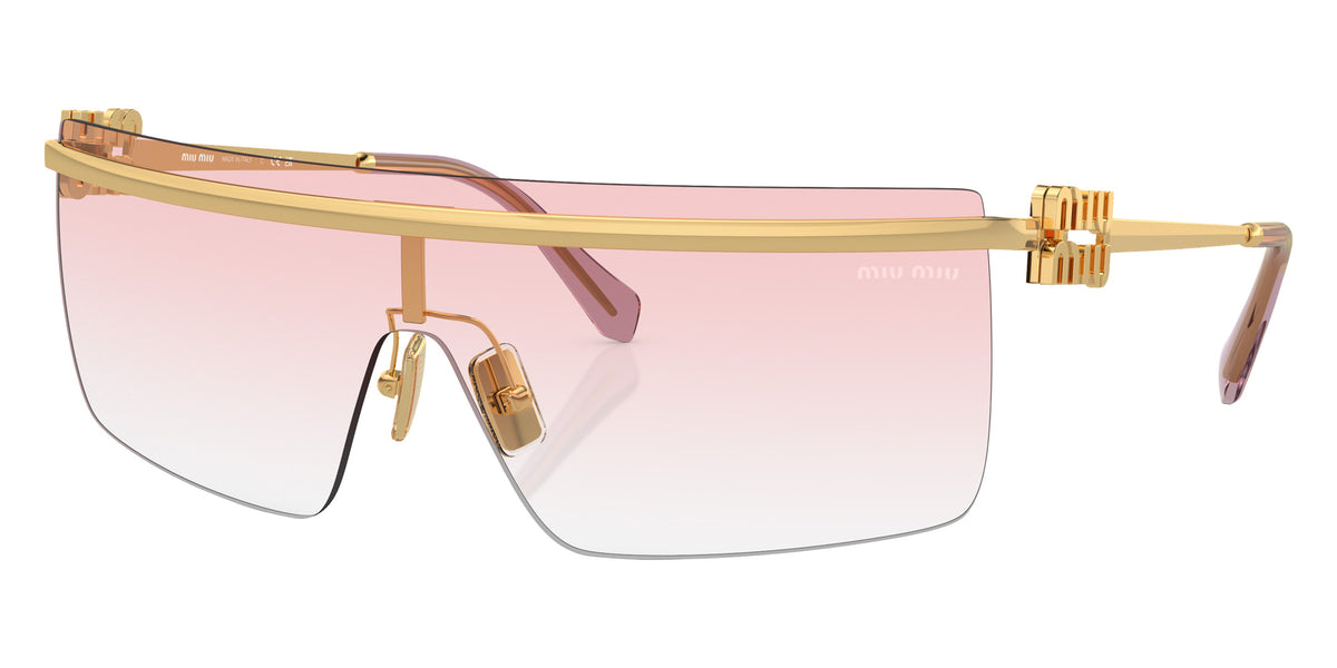 Miu Miu MU 50ZS 5AK80D 142 - Gold / Clear Gradient Pink #id:mu50zs5ak80d_s:100105