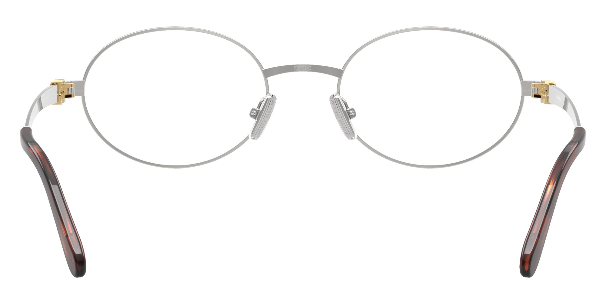 Miu Miu MU 50ZV 1BC1O1 50 - Silver #id:mu50zv1bc1o1_s:100115