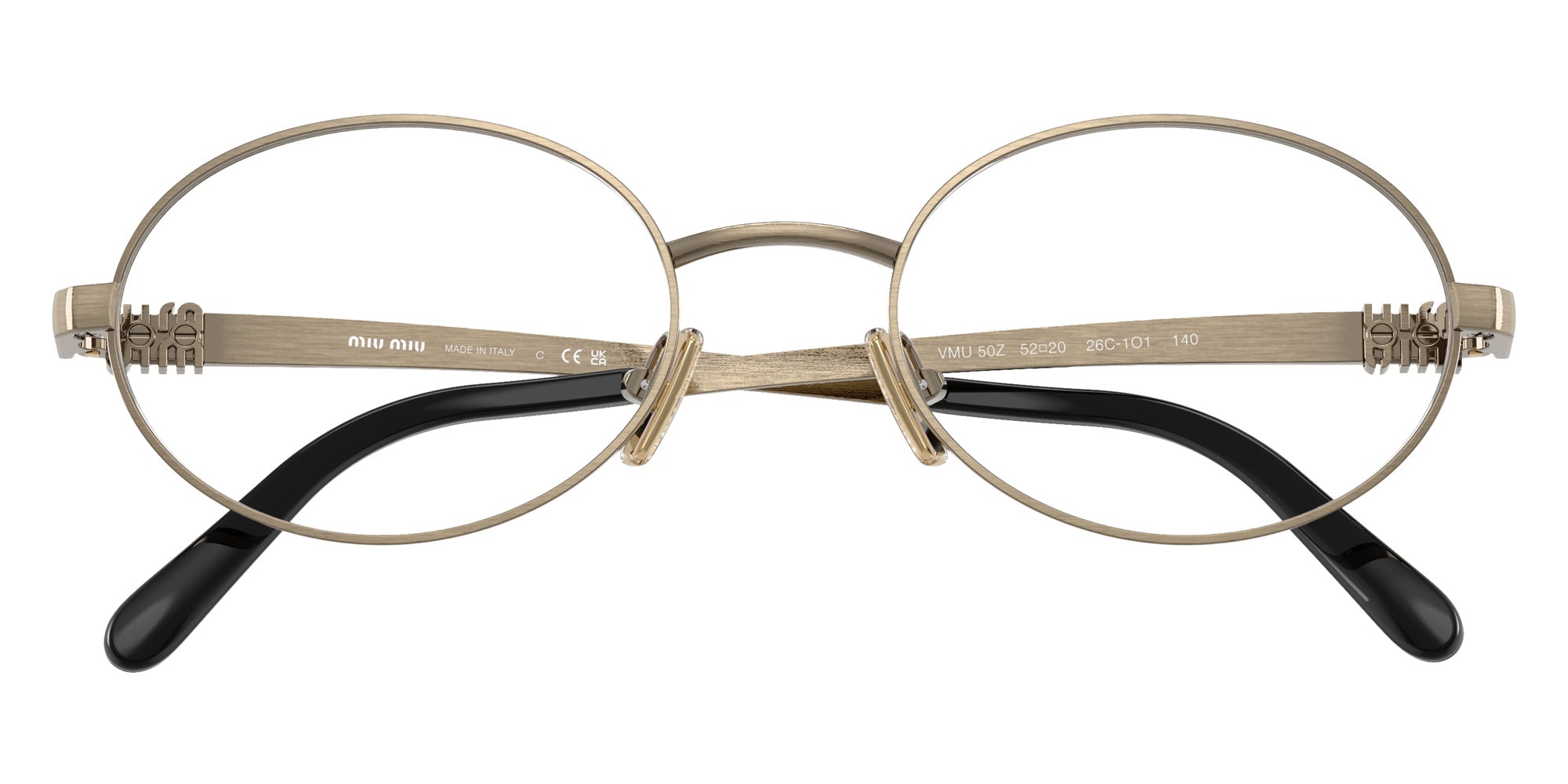 Miu Miu MU 50ZV 26C1O1 50 - Old Gold #id:mu50zv26c1o1_s:104120