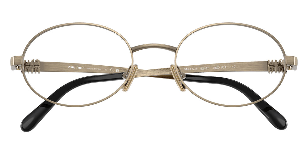 Miu Miu MU 50ZV 26C1O1 50 - Old Gold #id:mu50zv26c1o1_s:104120